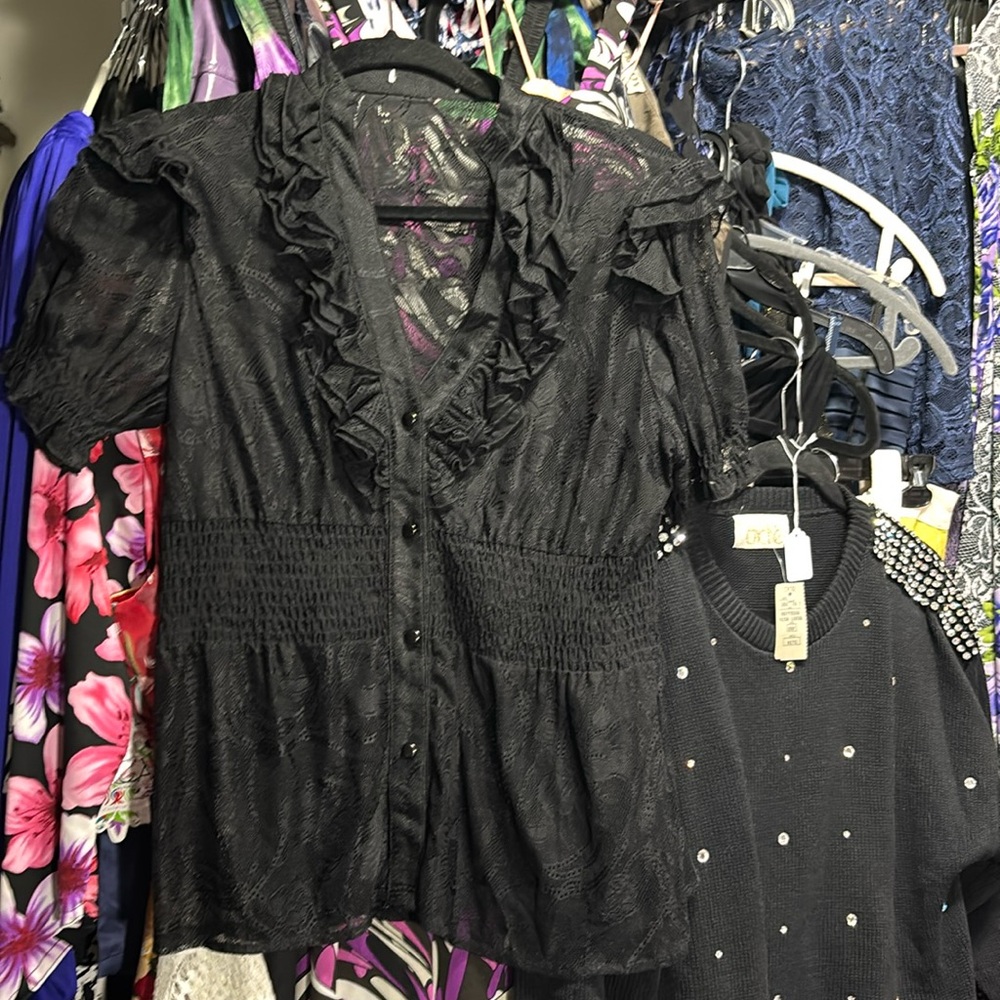 Black Lace Top